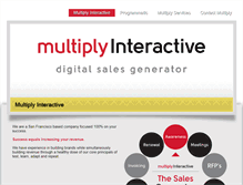 Tablet Screenshot of multiplyinteractive.com